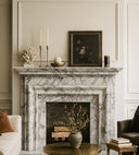 Marble Fire surround Arabescato