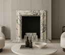 Marble Fireplace Surround Italian Calacatta Viola