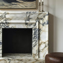 Calacatta Monet Marble Fireplace Surround Modern 47.24" Tall