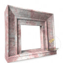 Pink Marble Fireplace Surround 47.24" Tall