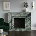 Luxury Green Jade Fireplace | Shangri-La Jade  47.24" Tall