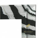 Panda White Marble Fireplace | Modern Mantelpiece 47.24" Tall