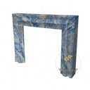 Natural Blue Marble Fireplace 47.24" Tall