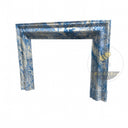 Natural Blue Marble Fireplace 47.24" Tall
