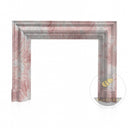Pink Marble Fireplace 47.24" Tall