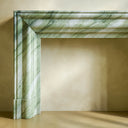 Luxury Marble Fireplace | Modern Design from Shangri-la Jade 47.24" Tall