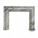 Luxury Marble Fireplace | Modern Design from Shangri-la Jade 47.24" Tall