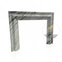 Luxury Marble Fireplace | Modern Design from Shangri-la Jade 47.24" Tall