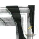 Modern Marble Fireplace | Unique Panda White Marble 47.24" Tall