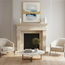 Travertine Fireplace mantel 59" Width 51" Height