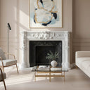 Marble Fireplace Surround 62.99" Width 51.18" Tall