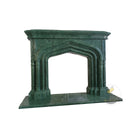 Marble Fireplace surround Large | Dark Green Marble 85" Width 60" Tall