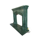 Marble Fireplace surround Large | Dark Green Marble 85" Width 60" Tall