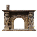 Marble fireplace surround Overmantel French Style 82.6" Width 102" tall