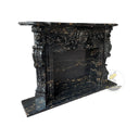 Marble fireplace surround | Luxury Portoro Gold Marble 66.9" Width 57" Tall