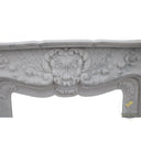Marble Fireplace Surround | White Marble 76.38" Width x 57.09" Tall