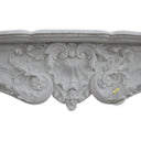 Marble Fireplace Surround | Fluted Column Figures 75.98" Width x 53.54" Tall