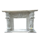 Victorian Marble Mantel | Rococo Shell Frieze 72.05" Width x 55.91" Tall