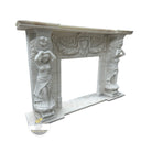 Victorian Marble Mantel | Rococo Shell Frieze 72.05" Width x 55.91" Tall