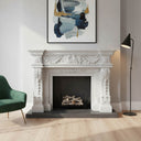 Marble Mantels | High-Relief Architectural Style 70.08" Width x 58.27" Tall