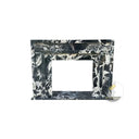 Designer Fireplace Grand Antique Geometric Black 59.06" Width x 47.24" Tall