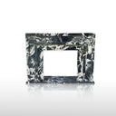 Designer Fireplace Grand Antique Geometric Black 59.06" Width x 47.24" Tall