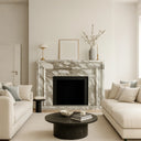 Arabescato Marble Fireplace