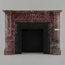 Lepanto Marble fireplace in Rosso Lepanto - Image 1