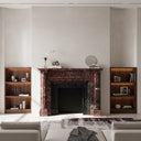Lepanto Marble fireplace in Rosso Lepanto - Image 2