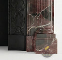 Lepanto Marble fireplace in Rosso Lepanto - Image 5