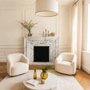 Stepped Marble Fireplace Mantel