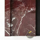 Red marble fireplace surround in Rosso Levanto - Image 7