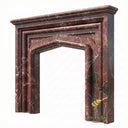 Marble fireplace surround Rosso Lepanto in Rosso Levanto - Image 4