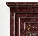 Marble fireplace surround Rosso Lepanto | Tudor Arch Profile | Width 61 Inch | Rosso Levanto