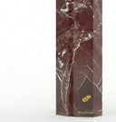Marble fire surround in Rosso Levanto - Image 6