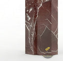 Marble fire surround in Rosso Levanto - Image 7