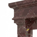 Marble mantel in Rosso Levanto - Image 5