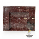 Marble fireplace in Rosso Levanto - Image 3
