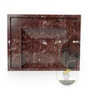 Marble fireplace in Rosso Levanto - Image 3