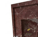 Marble fireplace in Rosso Levanto - Image 6