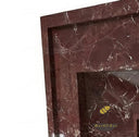 Marble fireplace in Rosso Levanto - Image 6