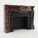 Marble mantelpiece in Rosso Levanto - Image 1