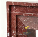 Marble fire place in Rosso Levanto - Image 6