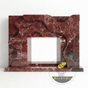 Marble mantelpiece in Rosso Levanto - Image 3