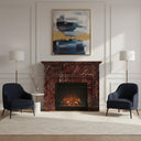 Marble mantels for sale in Rosso Levanto - Image 2