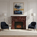 Marble mantels for sale | Classic red design | Width: 55.1" | Rosso Levanto