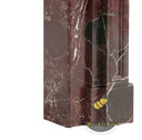 Custom Marble mantel in Rosso Levanto - Image 8