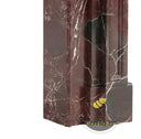 Custom Marble mantel in Rosso Levanto - Image 8