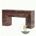 Marble fireplace surround for sale in Rosso Levanto - Image 3