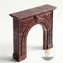 Marble mantel surround in Rosso Levanto - Image 5